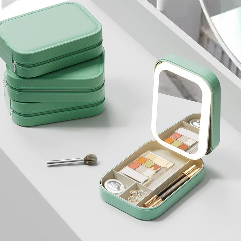GOMAKEUP - Estuche de maquillaje portátil de viaje